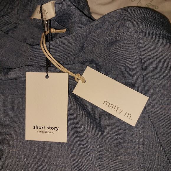 Matty M Ruffle Asymmetrical hem Skirt Size Med petite Coastal Career Coquette - Picture 7 of 9